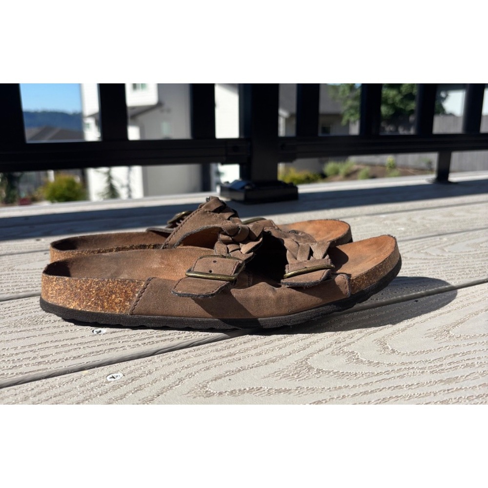 Cliffs by White Mountain Women's Size 7.5 Genesis Braided Two Strap Sandals